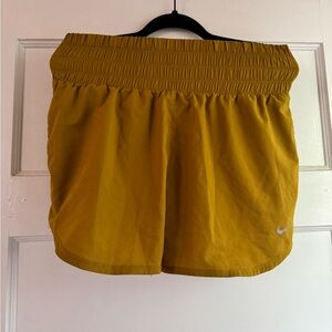 Nike Women's Yellow Shorts